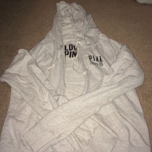 Pink Victoria's Secret zip up