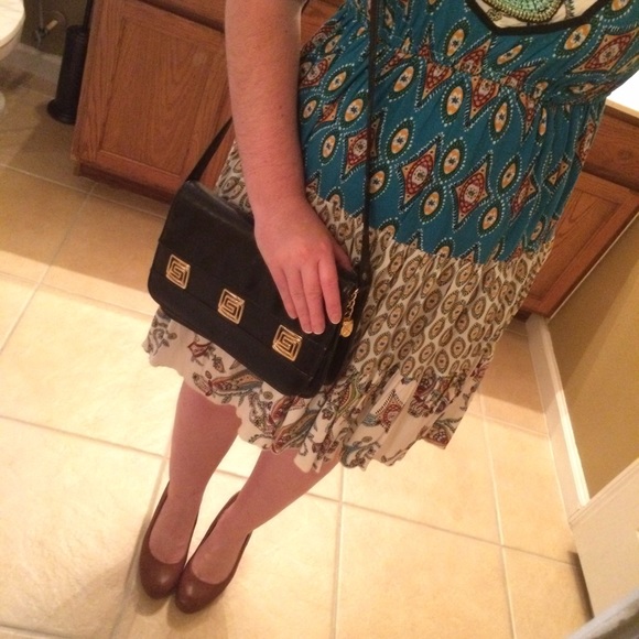 Black and Gold Handbag