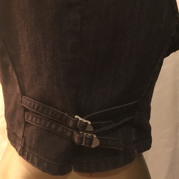 Fitted Denim Vest⚡️ - Picture 4 of 4