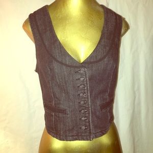 Fitted Denim Vest⚡️