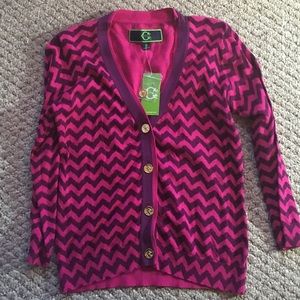 C. Wonder Chevron V-Neck Cardigan
