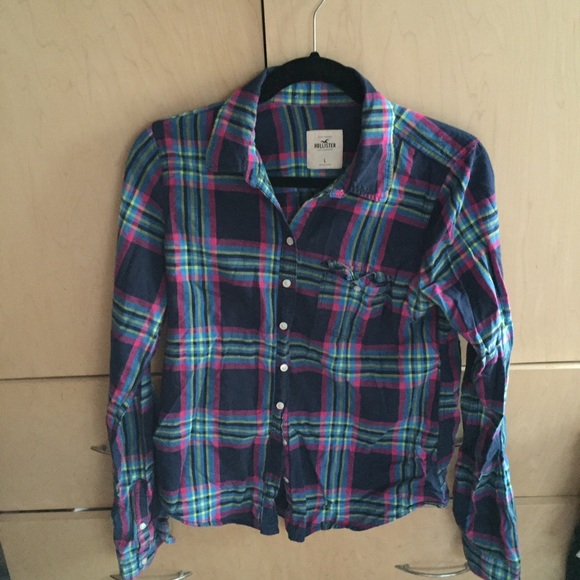 NWOT Hollister Plaid Buttondown