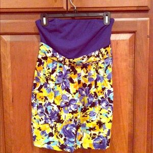 Forever 21 floral strapless mini dress. Size small