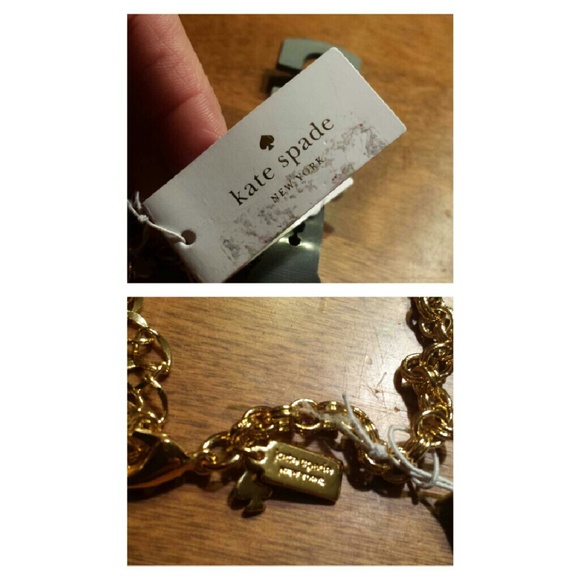 KATE SPADE Green Day Tripper Bib Necklace NWT - Picture 4 of 4