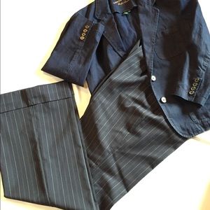 NWOT Karen Kane blue slacks