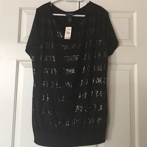 Lane Bryant Black T-shirt
