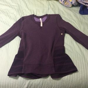 RARE Lululemon Ruffled Sweatshirt EUC