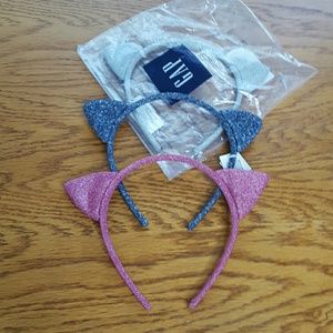 GAP Girls Sparkly Kitty Cat Ears Headbands