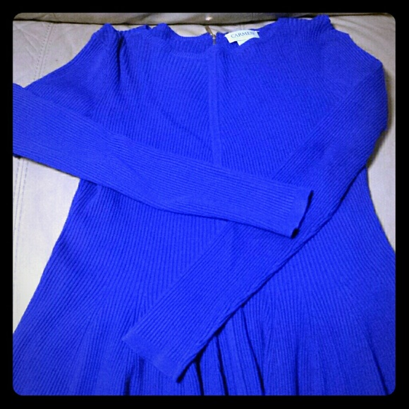 Ribbed Royal blue sweater