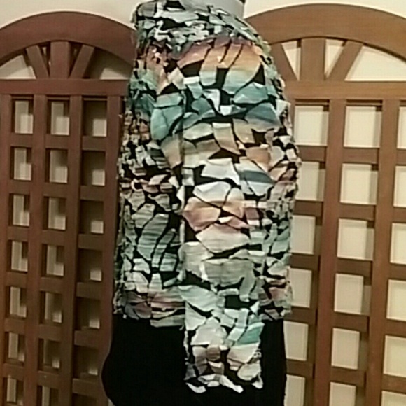 Stretchy Jacket with Fabric Mosaic Small - Picture 2 of 3