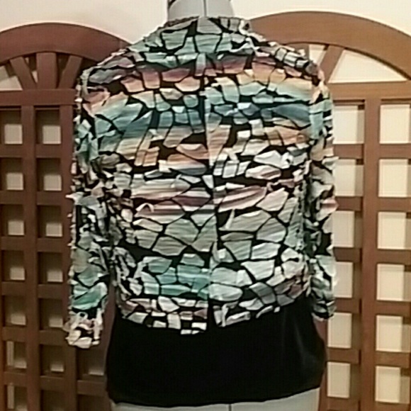 Stretchy Jacket with Fabric Mosaic Small - Picture 3 of 3
