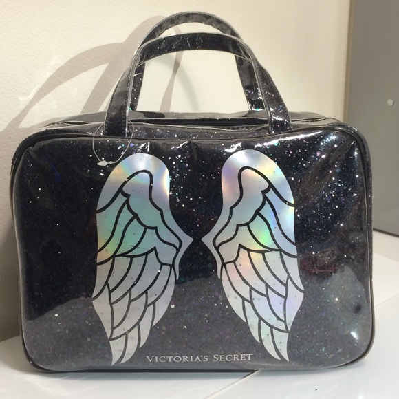 Victoria's Secret Handbags - Victoria Secret Lg Angel Wings travel make up case