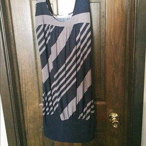 Charlotte Russe navy and silver dress