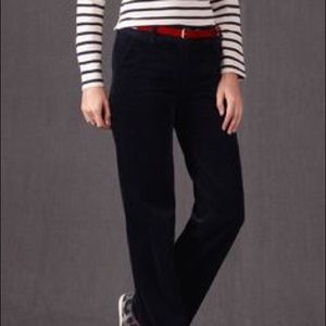 Boden Wide leg black cord trousers