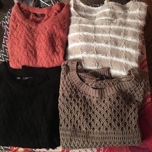 Lot of maurice's sweaters
