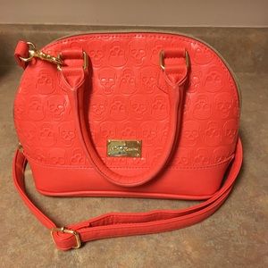 Betsey Johnson pink skull bag