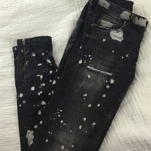 Zara, skinny, size 4 ripped/distressed jeans