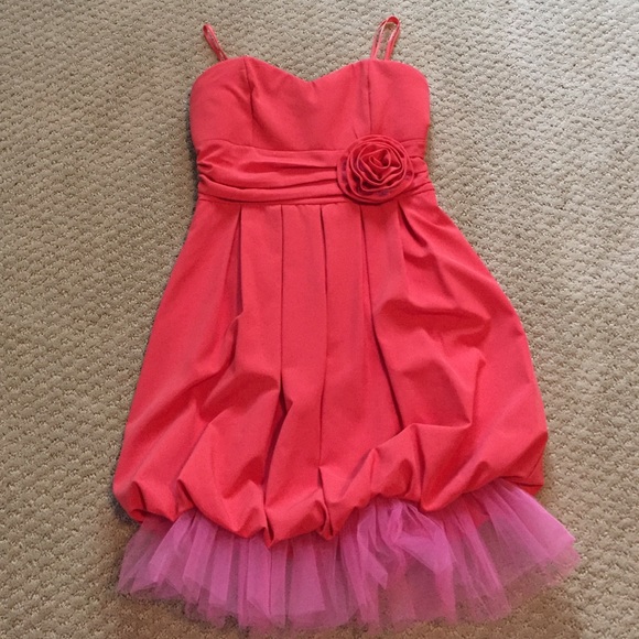 Coral dress