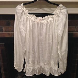 NWT Micheal Kors Long Sleeve Silky Blouse