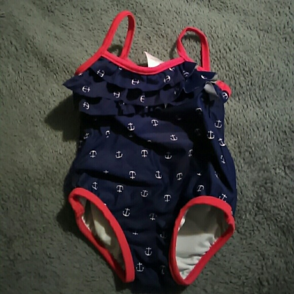 Baby bathing suit worn once