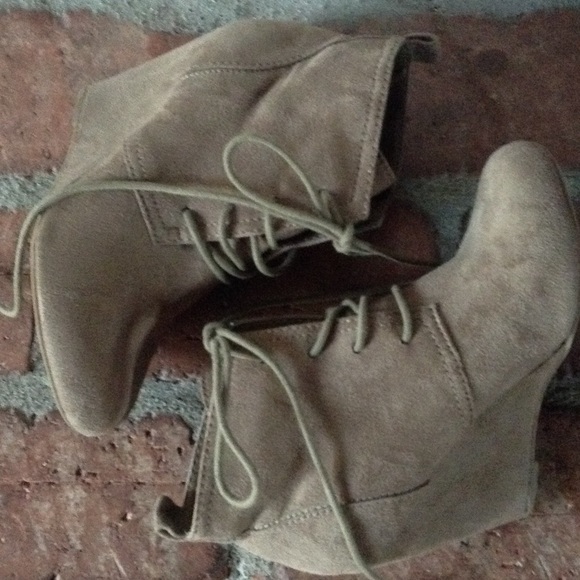 Suede booties