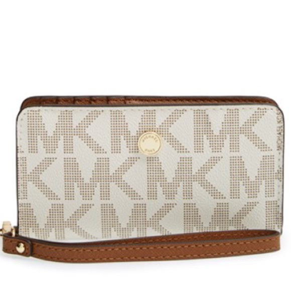 Michael Kors Signature Slim Wristlet