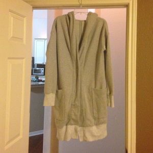Lulu Knee Length sweatshirt/cardigan