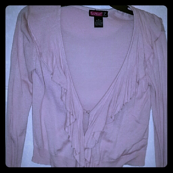 Soft pink light cardigan