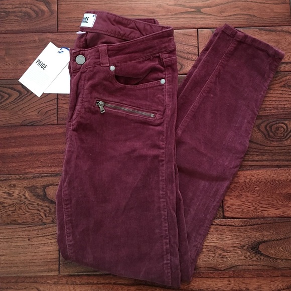 PAIGE Denim "Jane Zip" Corduroys