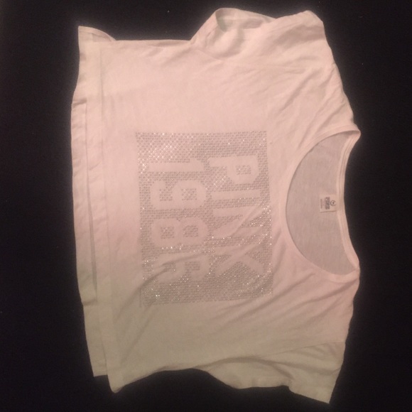 White VS sparkly crop top