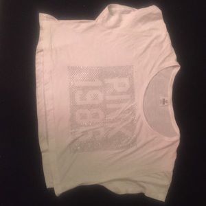 White VS sparkly crop top