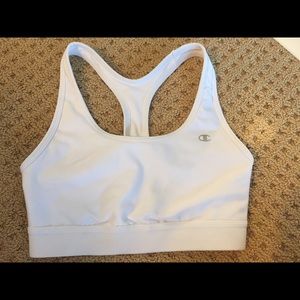 White sports bra