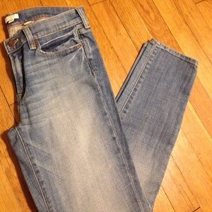 J Crew Stretch jeans, size 27. Medium wash