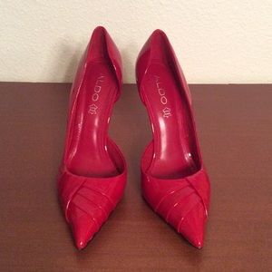 Brand New Never Worn Aldo Red Heels Size 40