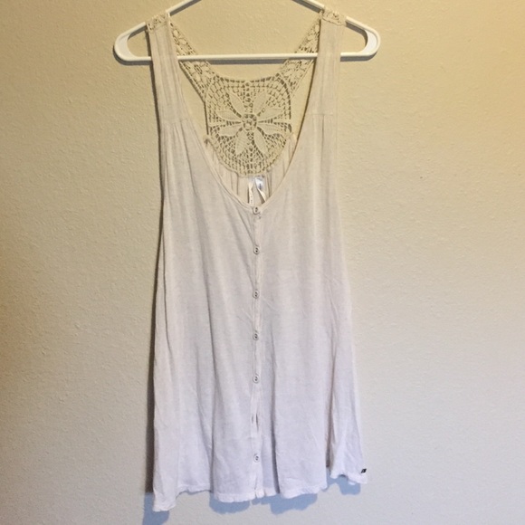 Cream colored tank top