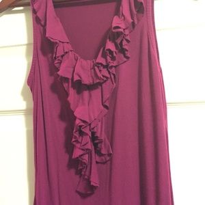 ♦️SOLD♦️Dark purple sleeveless top