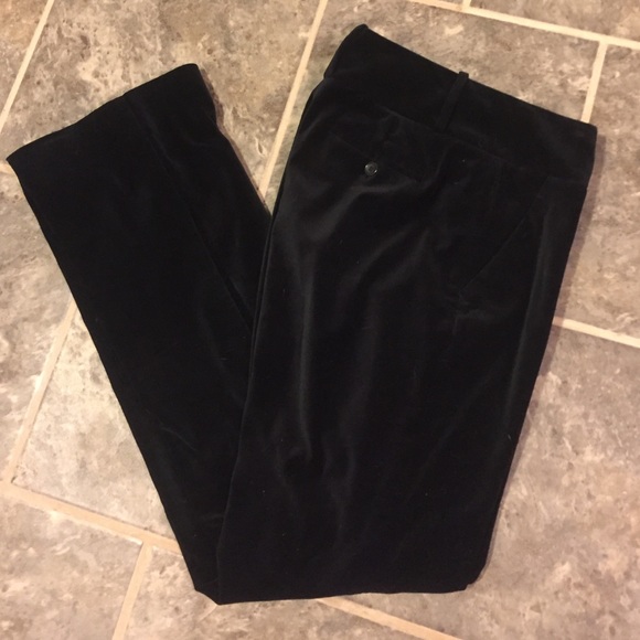 Black wool slacks!