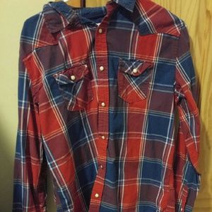 Aeropostale plaid button up