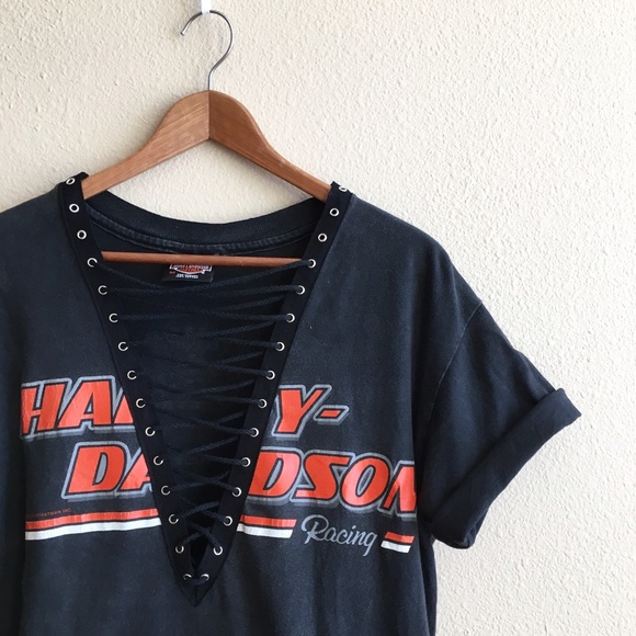 LF Tops - 1990 Harley Racing Tee