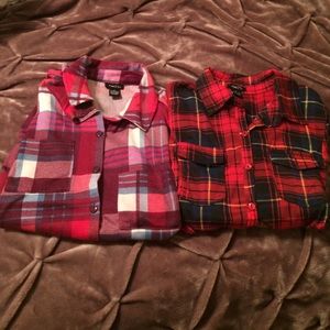 Long sleeve flannel bundle!