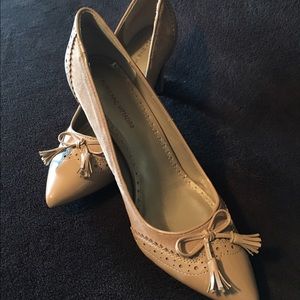 Suede and leather shoes