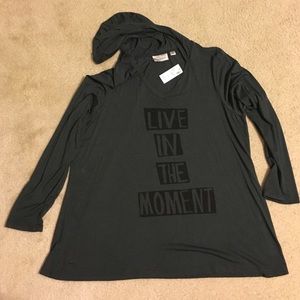 New Hoodie Shirt Dark Grey 18/20