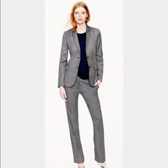 JCREW 1035 Grey 120s -2PC Suit- MUST HAVE, SIZE 4