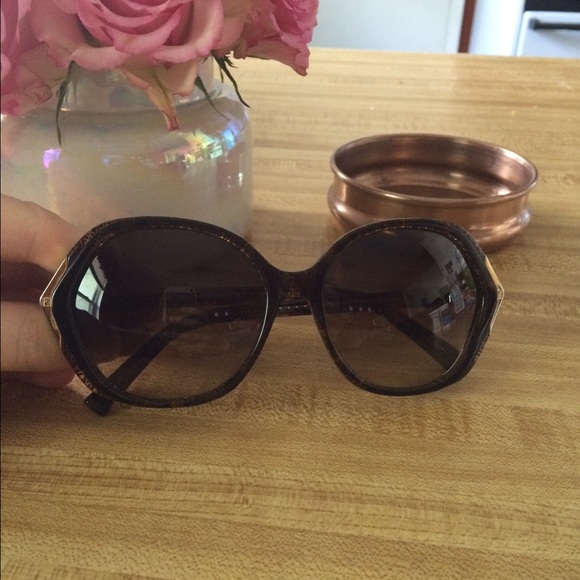 Fendi Oversized Hexagon Sunglasses