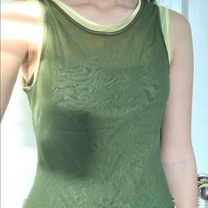 Green and yellow top