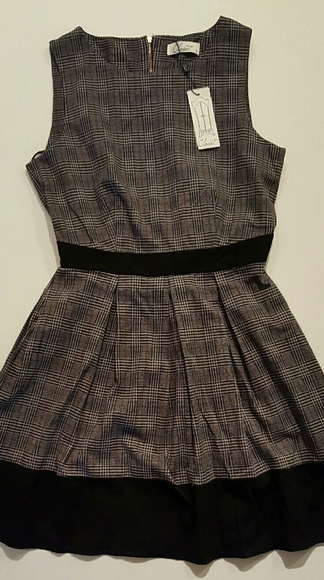 Closet London Modcloth Teal Away Dress in Check