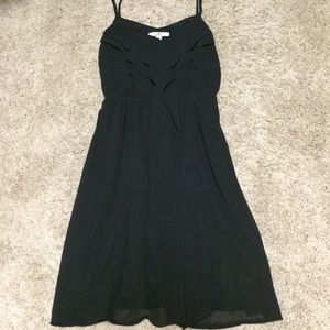 Black Ruffles dress small