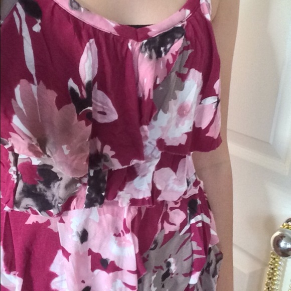 Pink floral top