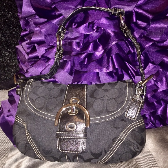 🚨SALE COACH Signature C Black Purse