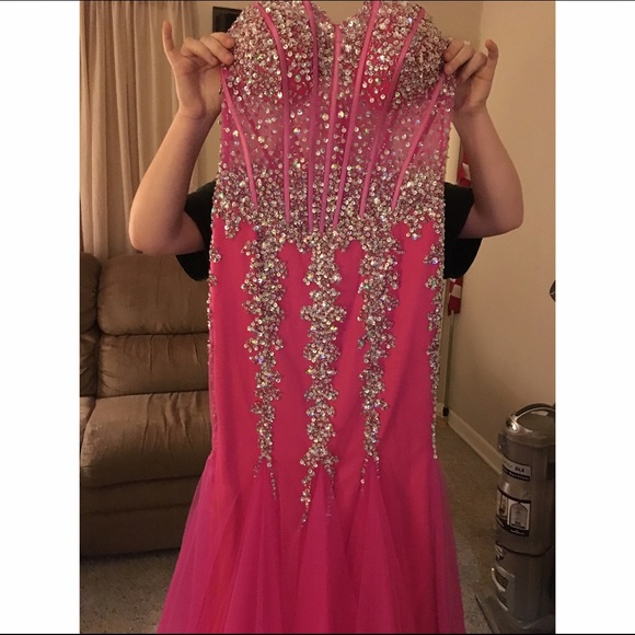 Jovani #5908 worn once, in perfect condition